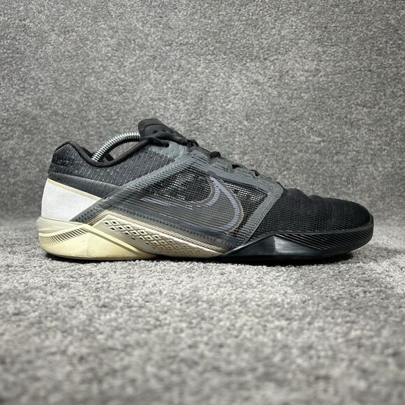 Nike Zoom Metcon Turbo 2 DH3392-010 Mens Size 10.5 Black Athletic Gym Shoes Used - Picture 1 of 14